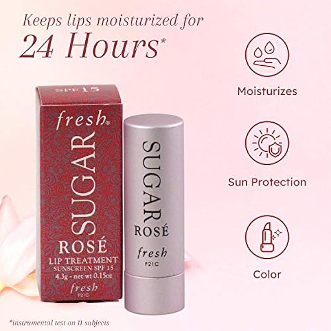 Fresh SUGAR LIP TREATMENT SPF 15 - ROSE 4.3G/0.15OZ - Image 2